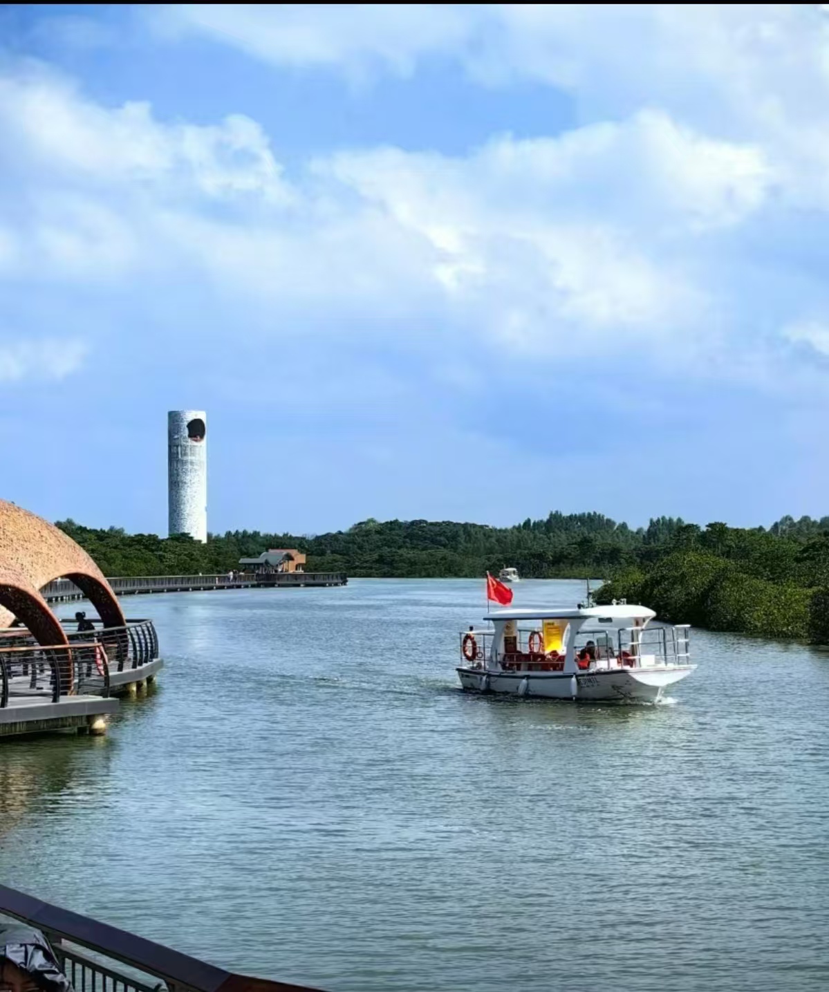 Boat and Light Tower